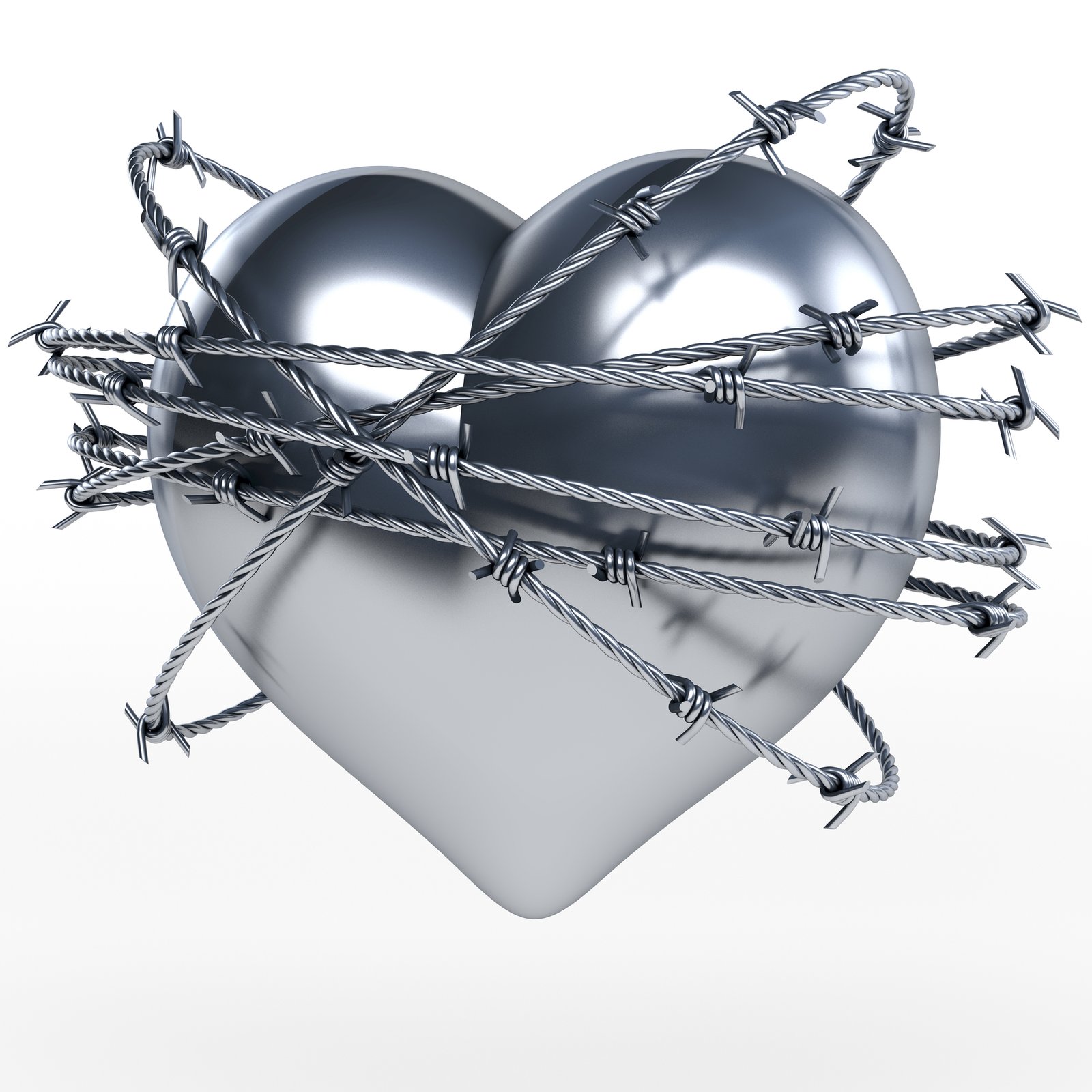 Heart Shiny wth Barbwire Heart Shiny wth Barbwire